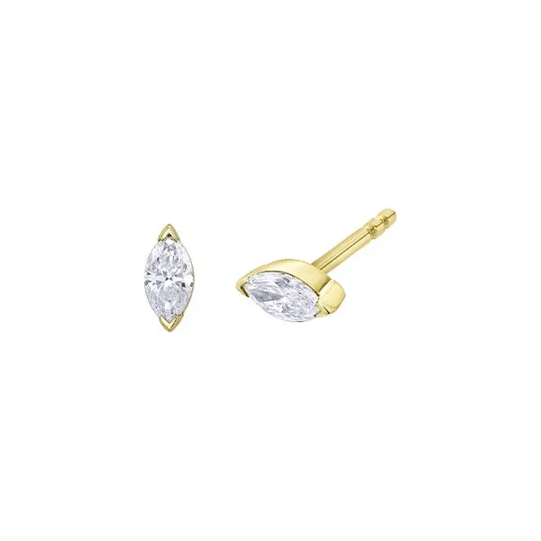 10K Yellow Gold 0.2ct Diamond Stud Earrings Harmony Jewellers Grimsby, ON