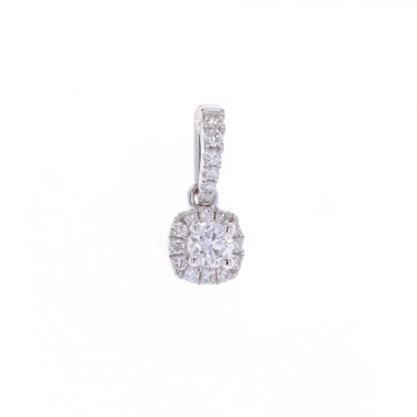 18KT White Gold 0.18ctw Diamond Pendant Harmony Jewellers Grimsby, ON
