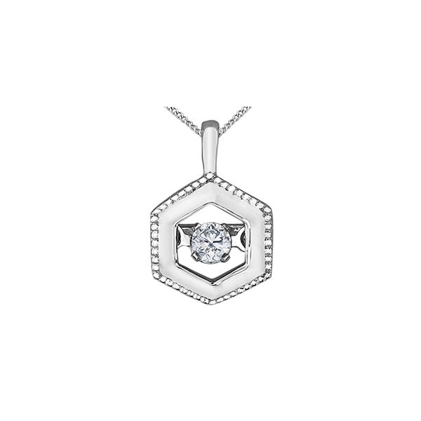 10KT White Gold 0.04ctw Canadian Diamond Pendant Harmony Jewellers Grimsby, ON
