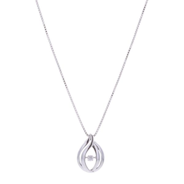 Sterling Silver 0.05ctw Canadian Diamond Necklace Harmony Jewellers Grimsby, ON