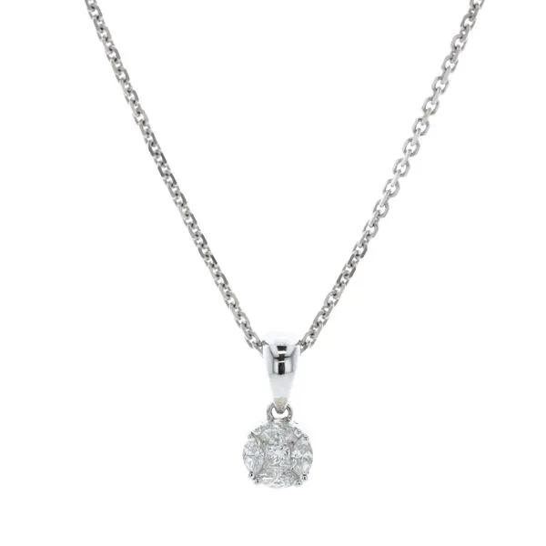 18KT White Gold 0.25ctw Diamond 18