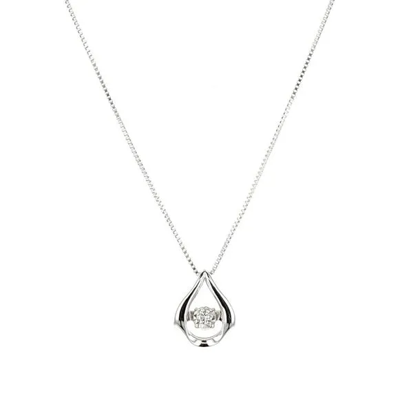 10KT White Gold 0.02ctw Diamond Necklace Harmony Jewellers Grimsby, ON