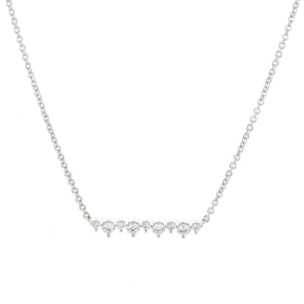 18KT White Gold 0.32ctw Diamond Necklace Harmony Jewellers Grimsby, ON