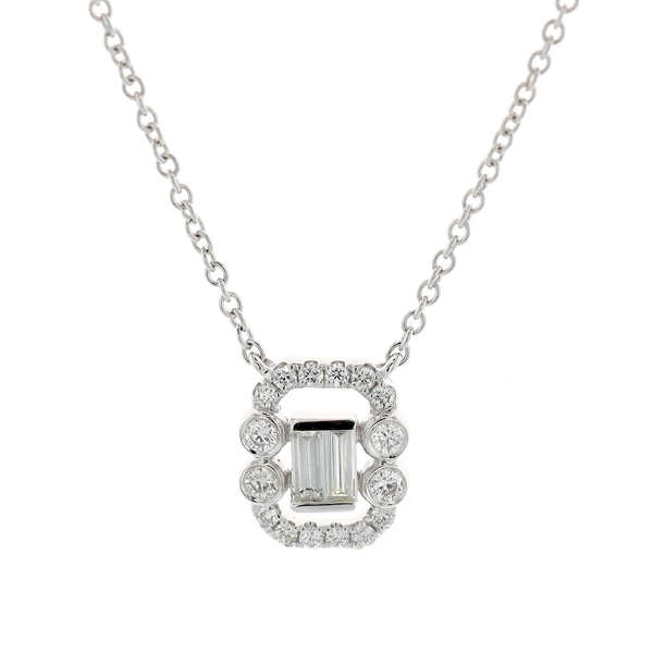 14KT White Gold 0.23ctw Diamond 16+2