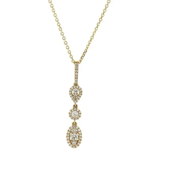 18KT Yellow Gold 0.42ctw Diamond 18