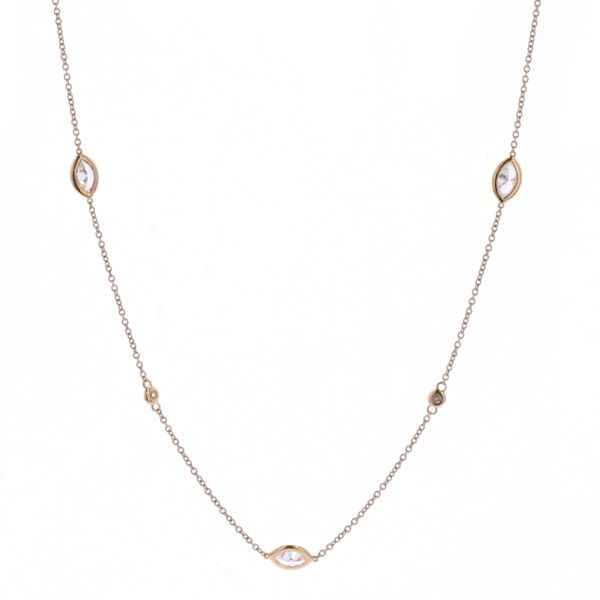 18KT Yellow Gold 2.63ctw Diamond Estate 24'' Necklace Harmony Jewellers Grimsby, ON