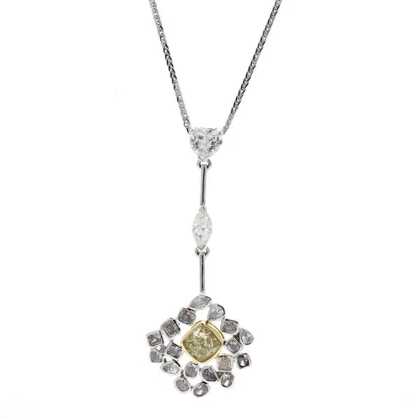 14-18KT White and Yellow Gold 3.63ctw Diamond 18