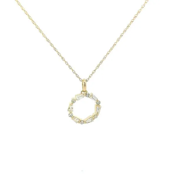 14KT Yellow Gold 0.25ctw Diamond Estate 18