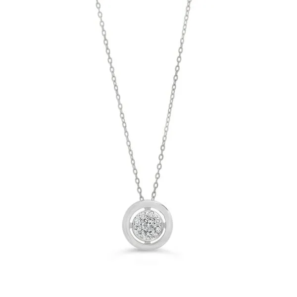10KT White Gold 0.05ctw Diamond Necklace Harmony Jewellers Grimsby, ON