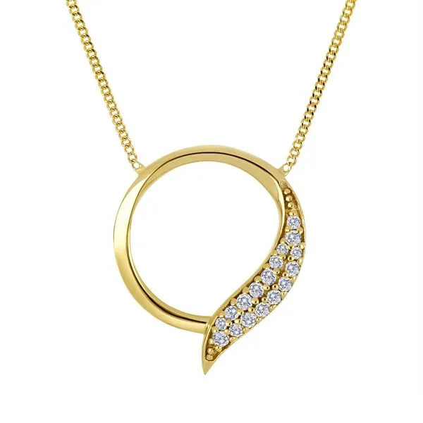10KT Yellow Gold 0.085ctw Diamond 18