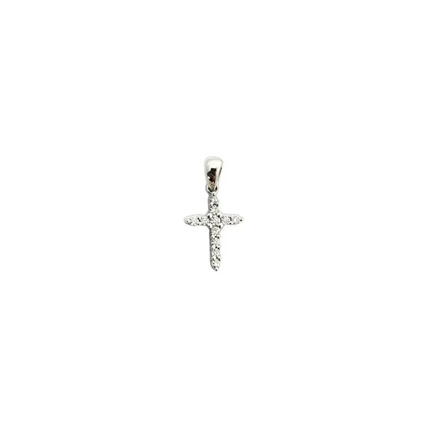 18KT White Gold 0.15ctw Diamond Cross Pendant Harmony Jewellers Grimsby, ON