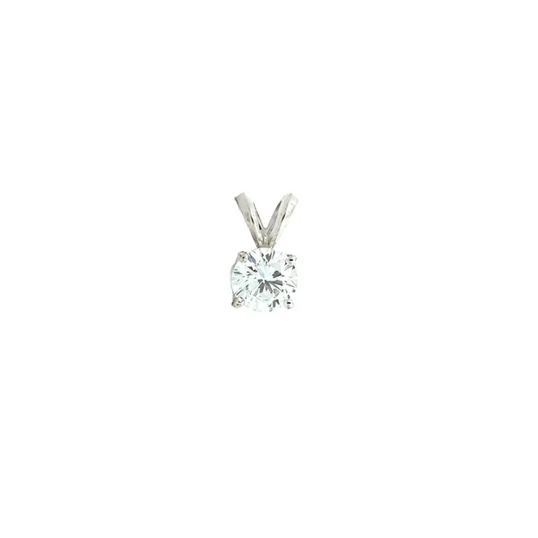 14KT White Gold 0.67ctw Lab Grown Diamond Solitaire Pendant Harmony Jewellers Grimsby, ON