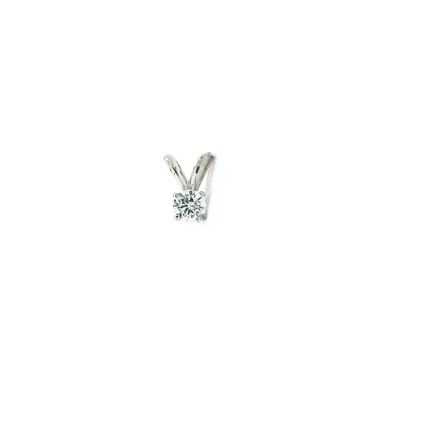 14KT White Gold 0.20ctw Lab Grown Diamond Solitaire Pendant Harmony Jewellers Grimsby, ON