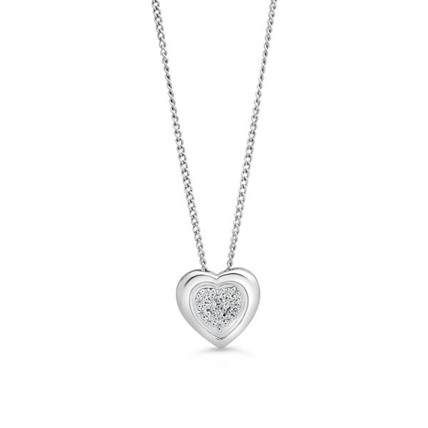 10KT White Gold 0.05ctw Diamond Heart Necklace Harmony Jewellers Grimsby, ON