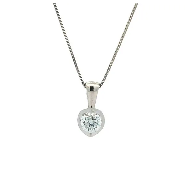 14KT White Gold 0.40ctw Canadian Diamond 18