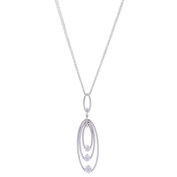 18KT White Gold 0.50ctw Diamond Estate Pendant Harmony Jewellers Grimsby, ON