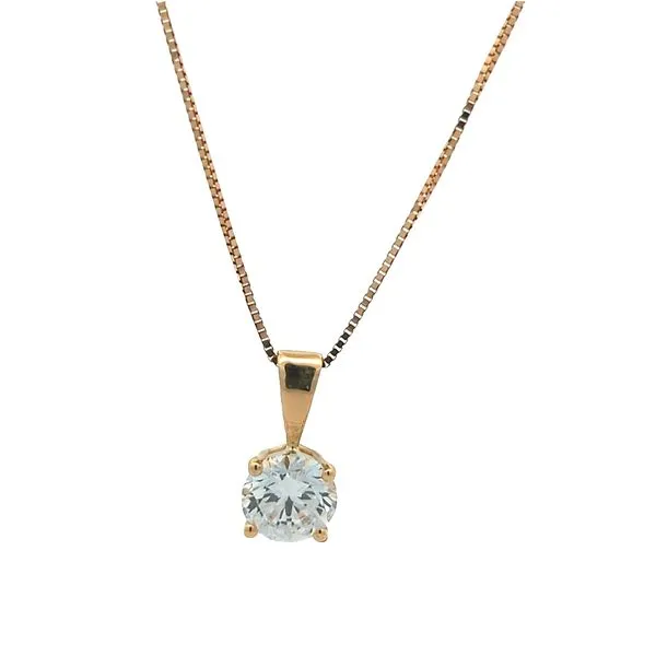 10-14KT Yellow Gold 0.77ctw Lab Grown Diamond 18