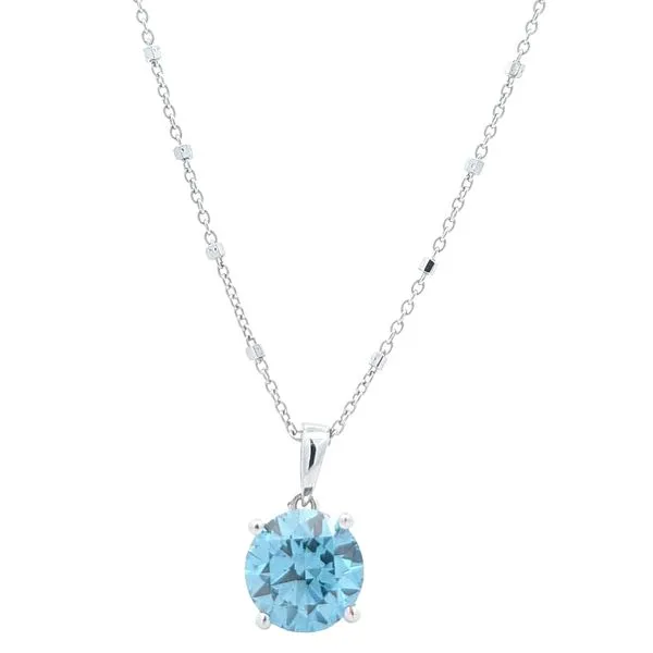 14KT White Gold 2.60ctw Lab Grown Blue Diamond 17