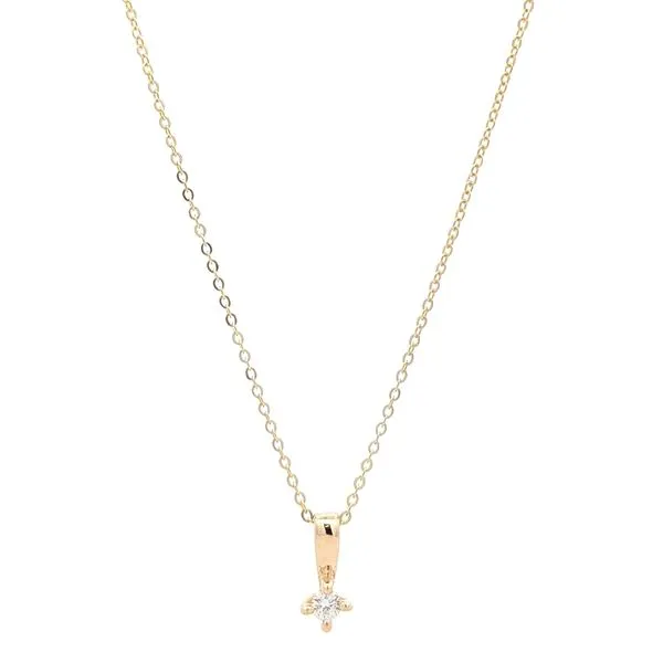 10KT Yellow Gold 0.04ctw Diamond Icicles Necklace Harmony Jewellers Grimsby, ON