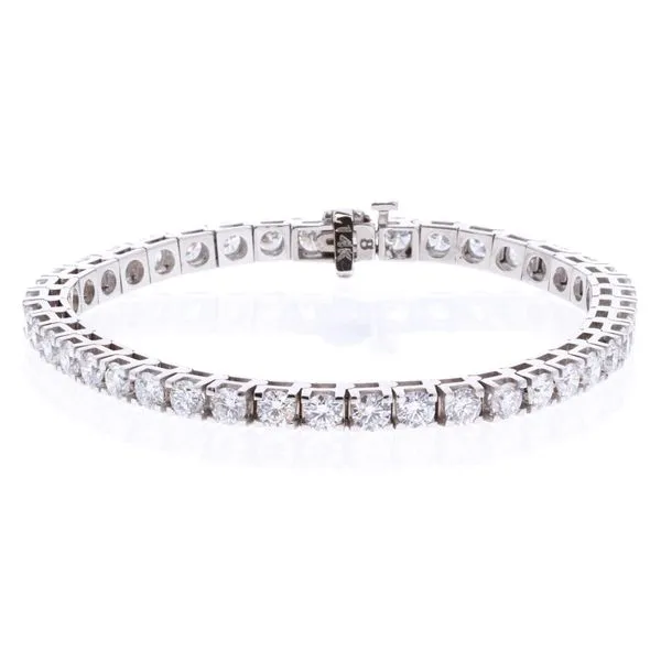 14KT White Gold 8.28ctw Lab Grown Diamond Tennis Bracelet Harmony Jewellers Grimsby, ON
