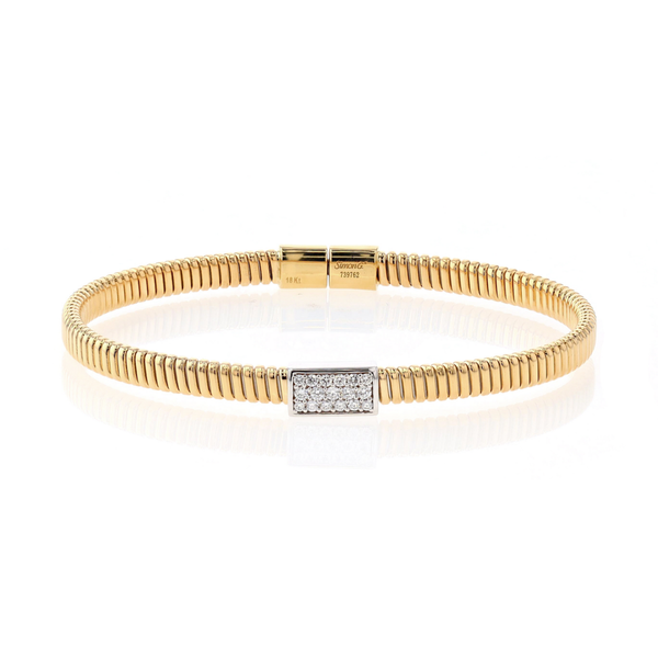 Simon G - 18KT Yellow Gold 0.25ctw Diamond Bangle Harmony Jewellers Grimsby, ON