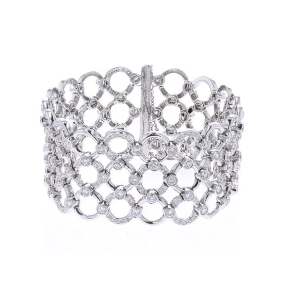 18KT White Gold 8.68ctw Diamond Estate Bracelet Harmony Jewellers Grimsby, ON