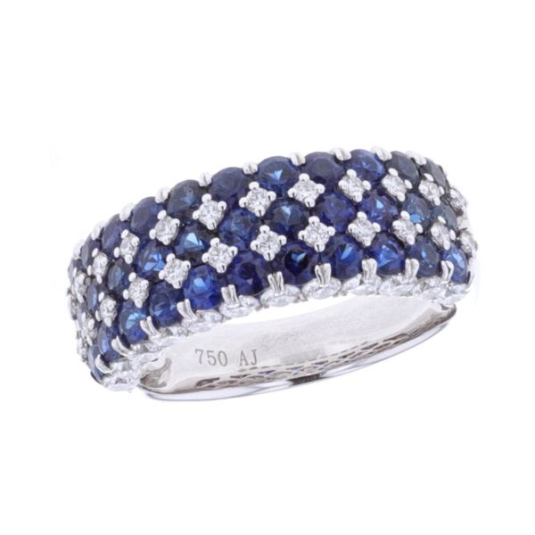 18KT White Gold Sapphire and 1.13ctw Diamond Ring Harmony Jewellers Grimsby, ON
