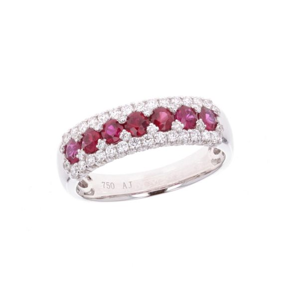 18KT White Gold Ruby and 0.50ctw Diamond Fashion Ring Harmony Jewellers Grimsby, ON
