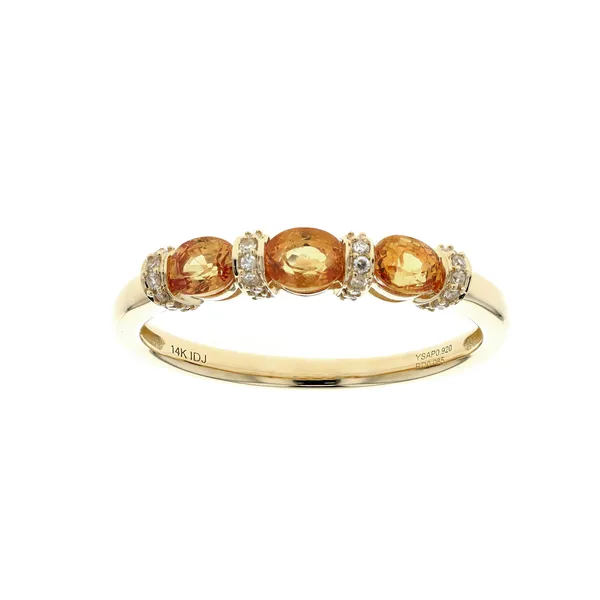 14KT Yellow Gold Citrine and Diamond Estate Ring Harmony Jewellers Grimsby, ON