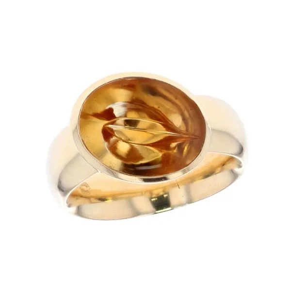 18KT Yellow Gold Natural Citrine 