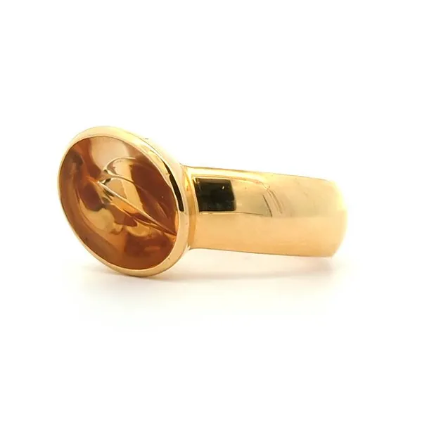 18KT Yellow Gold Natural Citrine 
