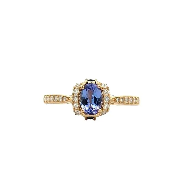 14KT Yellow Gold Tanzanite and 0.22ctw Diamond Ring Harmony Jewellers Grimsby, ON
