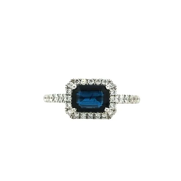 18K Sapphire Diamond Ring Harmony Jewellers Grimsby, ON