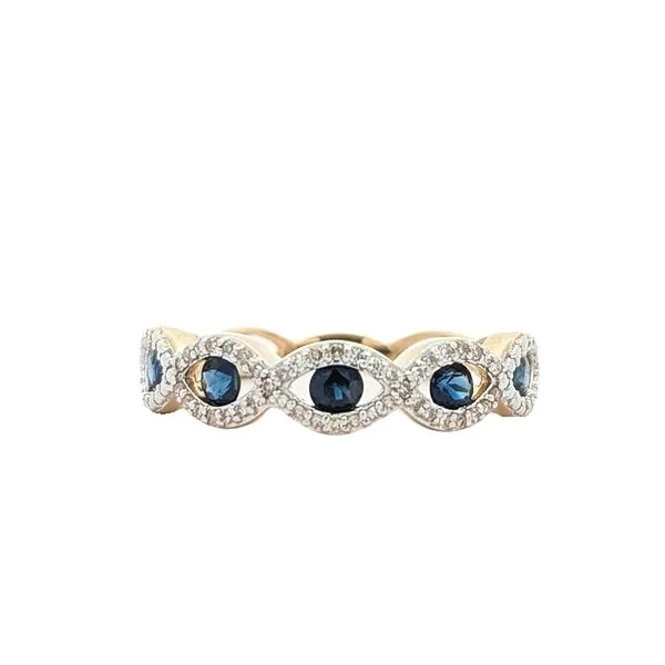 14KT Yellow Gold Sapphire and Diamond Ring Harmony Jewellers Grimsby, ON