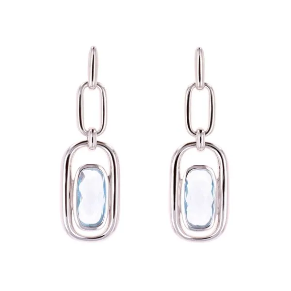 Breuning Sterling Silver Blue Topaz Earrings Harmony Jewellers Grimsby, ON