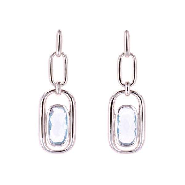 Breuning Sterling Silver Blue Topaz Earrings Harmony Jewellers Grimsby, ON