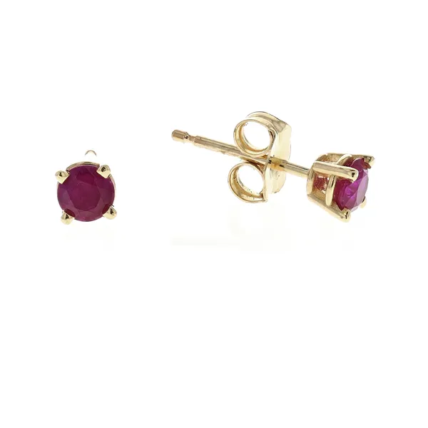 14KT Yellow Gold 0.44ctw Ruby Stud Earrings Harmony Jewellers Grimsby, ON