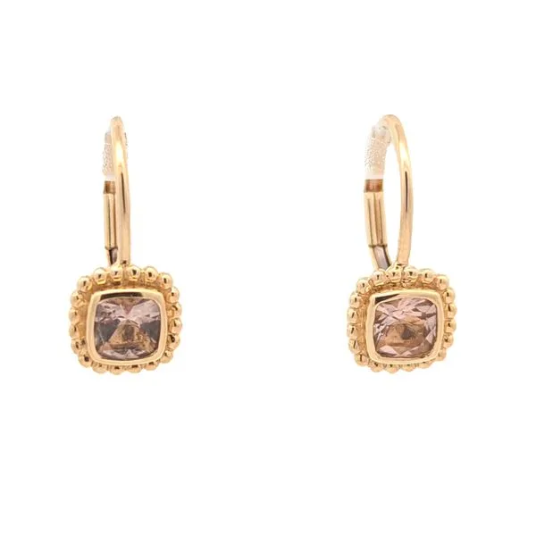 10KT Yellow Gold Morganite Earrings Harmony Jewellers Grimsby, ON