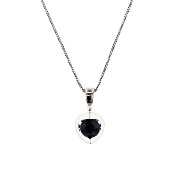 10KT White Gold Sapphire Necklace Harmony Jewellers Grimsby, ON