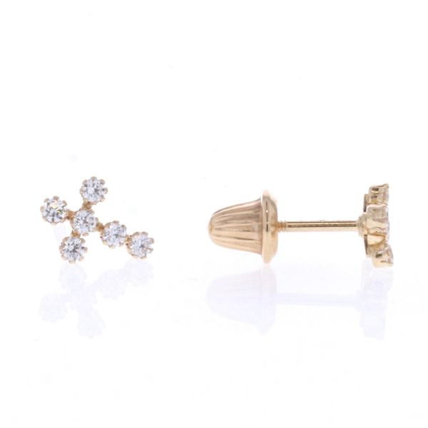 14KT Yellow Gold Cross Earrings Harmony Jewellers Grimsby, ON