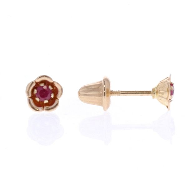 14KT Yellow Gold July Birthstone Earrings Harmony Jewellers Grimsby, ON