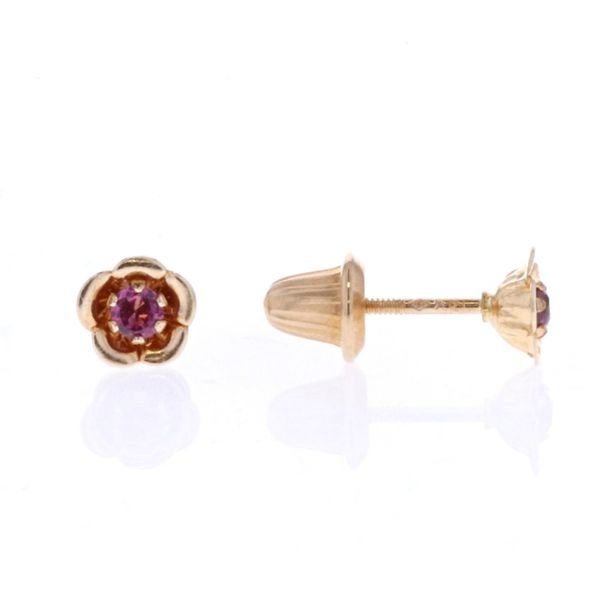 14KT Yellow Gold August Birthstone Earrings Harmony Jewellers Grimsby, ON