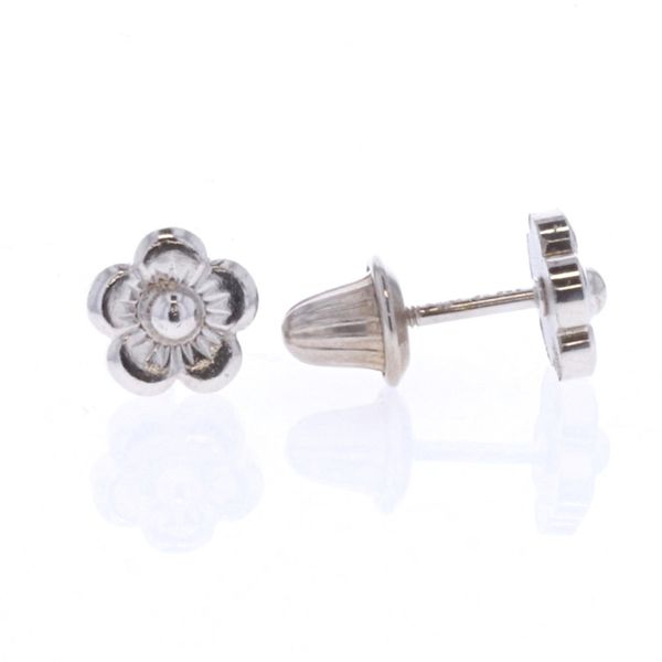 Sterling Silver Flower Stud Earrings Harmony Jewellers Grimsby, ON
