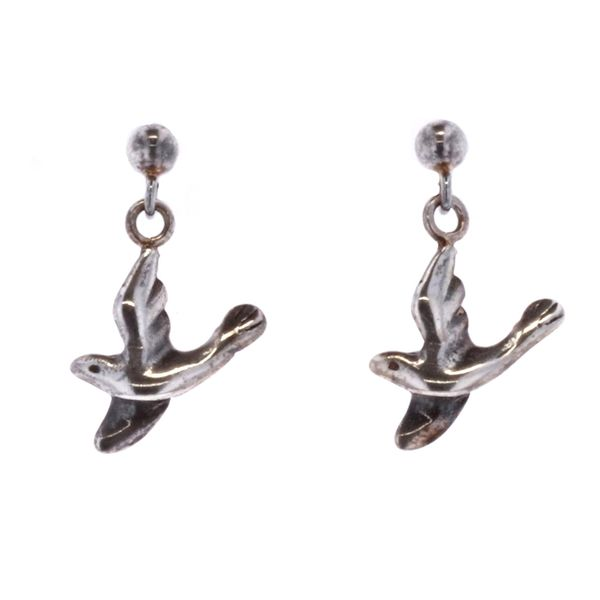 Sterling Silver Bird Dangle Earrings Harmony Jewellers Grimsby, ON