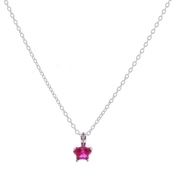 Sterling Silver July Birthstone Necklace Harmony Jewellers Grimsby, ON