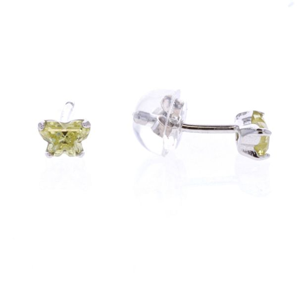 Sterling Silver August Birthstone Stud Earrings Harmony Jewellers Grimsby, ON