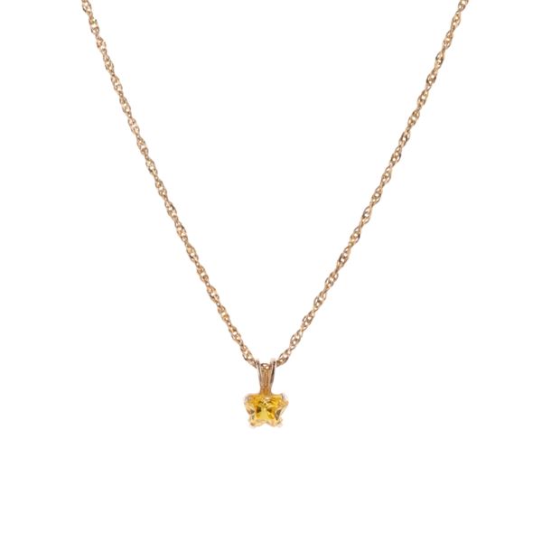 10KT Yellow Gold Butterfly November Birthstone Necklace Harmony Jewellers Grimsby, ON