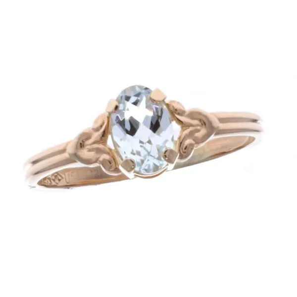 14KT Yellow Gold March Birthstone Ring Harmony Jewellers Grimsby, ON