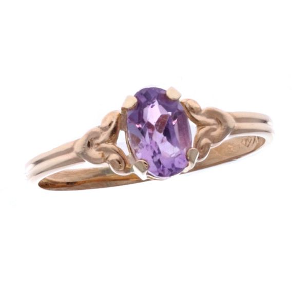 14KT Yellow Gold February Birthstone Ring Harmony Jewellers Grimsby, ON