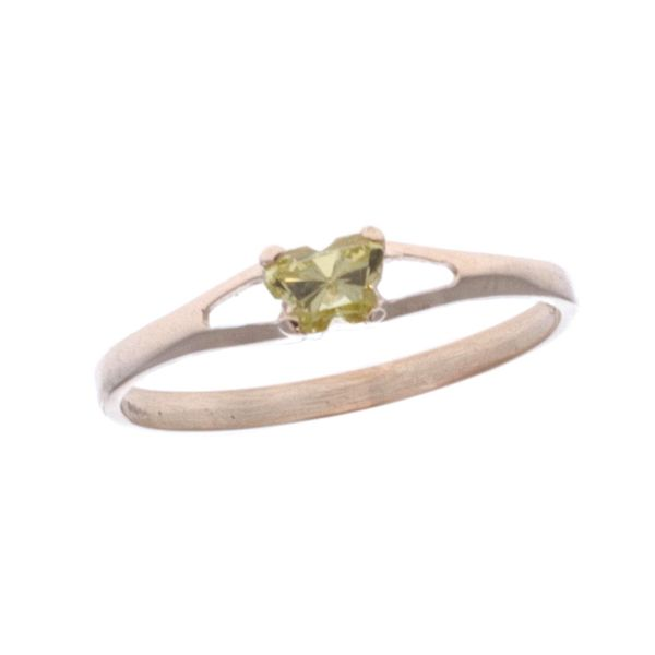 10KT Yellow Gold Butterfly August Birthstone Ring Harmony Jewellers Grimsby, ON
